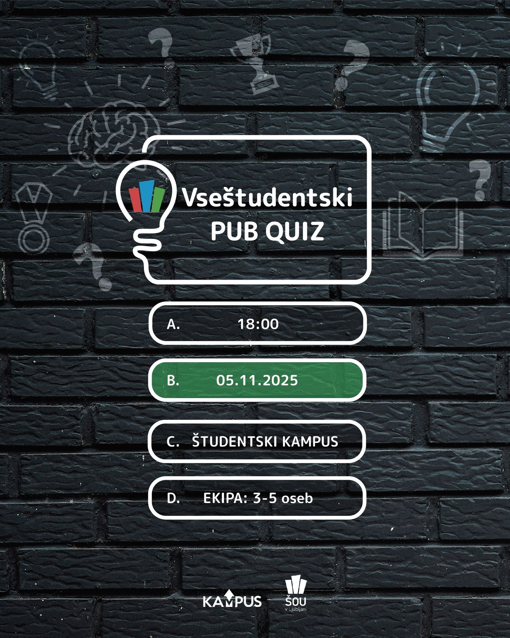 VSEŠTUDENTSKI PUB QUIZ