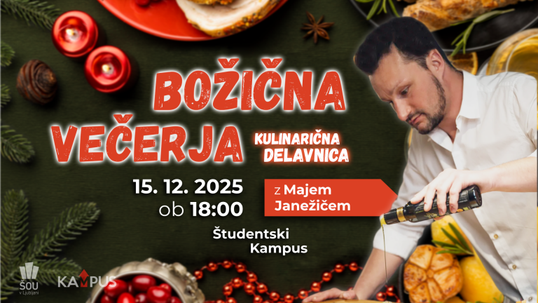 KULINARIČNA DELAVNICA - BOŽIČNA VEČERJA