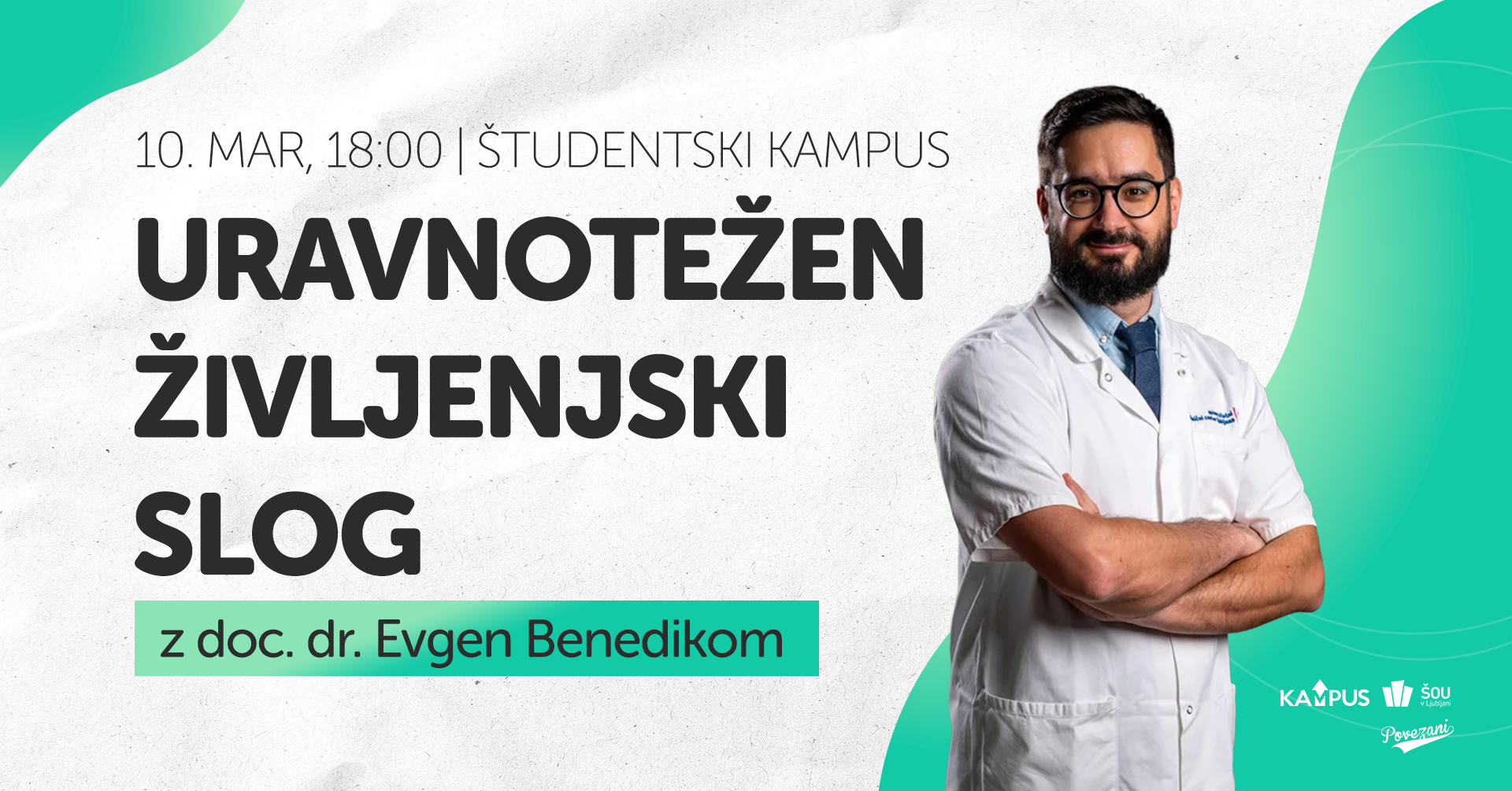 Uravnotežen življenjski slog z doc. dr. Evgen Benedikom